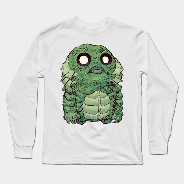 Gill Man Long Sleeve T-Shirt by jesse.lonergan